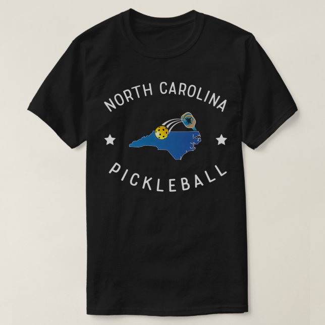 Camiseta Pickleball da Carolina do Norte (Frente do Design)
