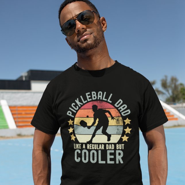 Camiseta Pickleball Dad Like a Regular Dad But Cooler (Criador carregado)