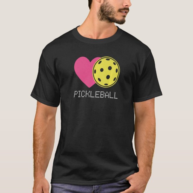 Camiseta Pickleball de Amor Cardíaco (Frente)