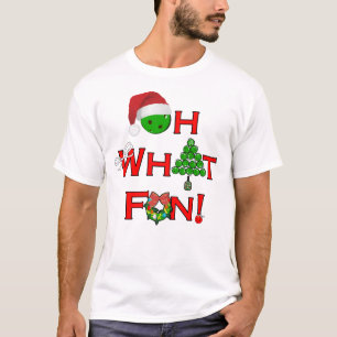 Camiseta Pickleball de Natal Oh Que Divertido