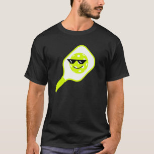 Camiseta Pickleball De Pixel De 8 Bits Com Óculos De Sol