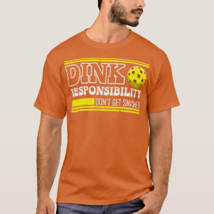 Camiseta Pickleball Dink Responsabilidade Retro Pickleball