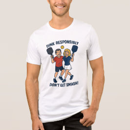 Camiseta Pickleball Dink Responsável