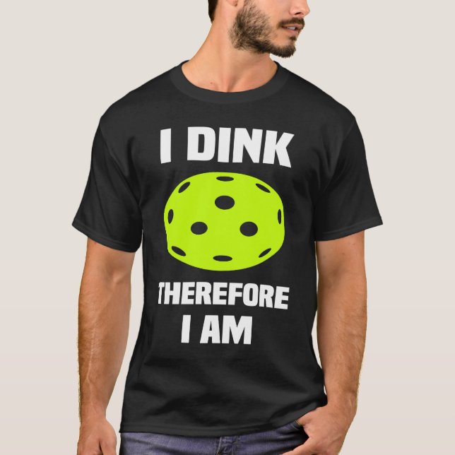 Camiseta Pickleball   Dinking Saying Pickleball Player (Frente)