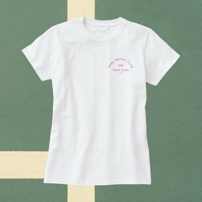 Camiseta Pickleball do Clube Social Rosa PKBL (Criador carregado)