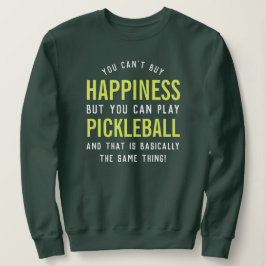 Camiseta Pickleball é Felicidade Engraçado Presente de Pick