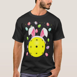 Camiseta Pickleball Easter Ovo Páscoa De Pickleball Engraça