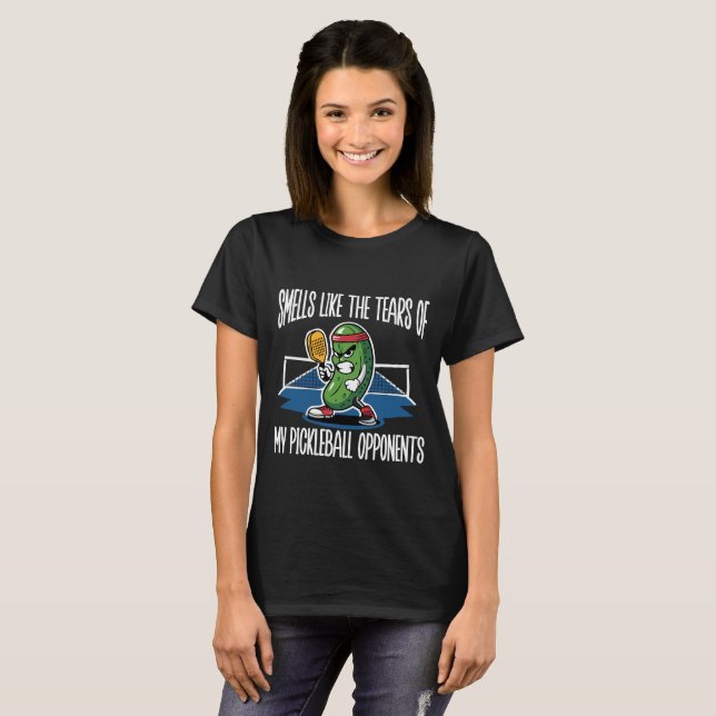 Camiseta Pickleball Engraçado (Frente Completa)