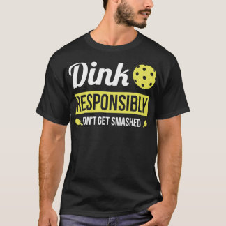 Camiseta Pickleball Engraçado Responsavelmente