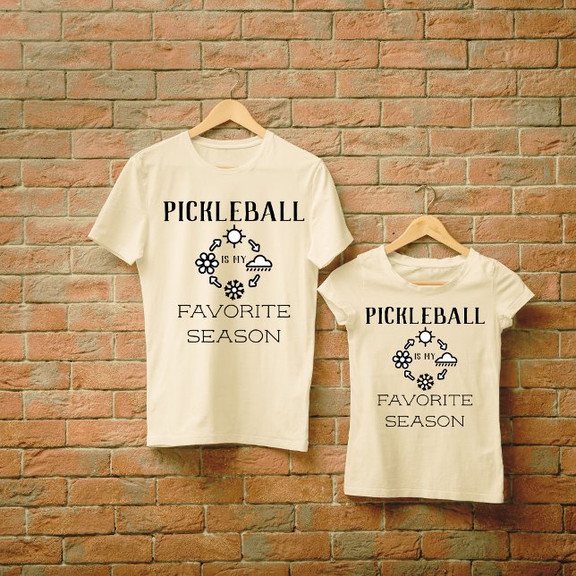 Camiseta Pickleball Favorito Estação Engraçado Pickleball (Funny Pickleball Is My Favorite Season T-Shirts)
