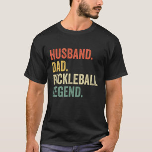 Camiseta Pickleball Funny Husband Legenda do Pai Vintage Pa