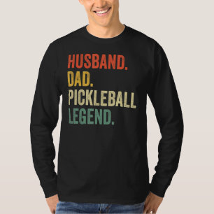 Camiseta Pickleball Husband Legenda do Pai Vintage Da Pai