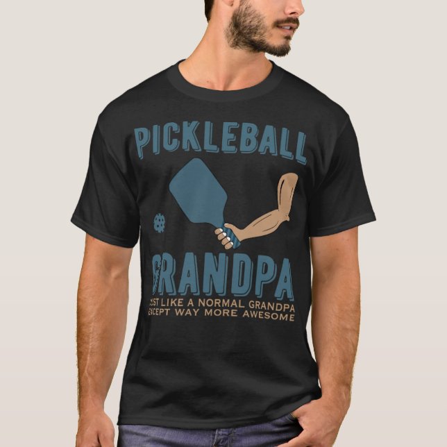 Camiseta Pickleball Igual a uma dinastia normal engraçada  (Frente)