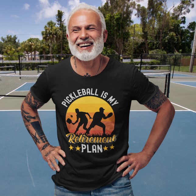 Camiseta Pickleball Is my Retirement Plan Funny Pickleball  (Criador carregado)