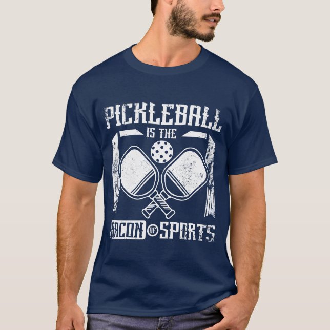 Camiseta Pickleball is the bacon of sports friends (Frente)