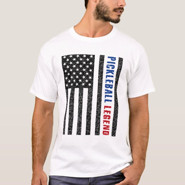 Camiseta Pickleball Legend EUA (Frente)