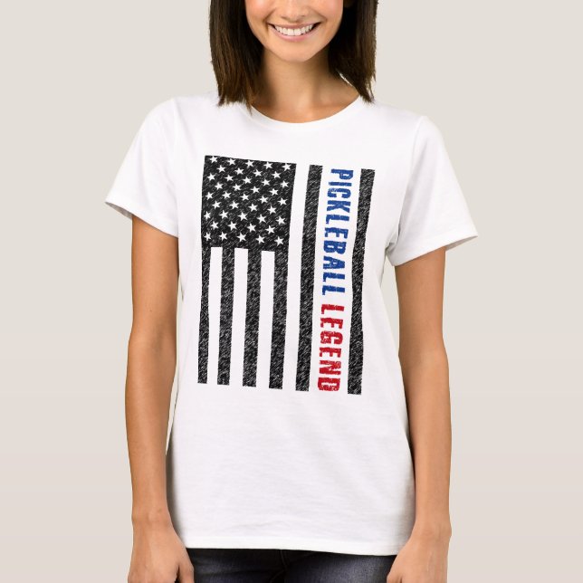 Camiseta Pickleball Legend EUA (Frente)