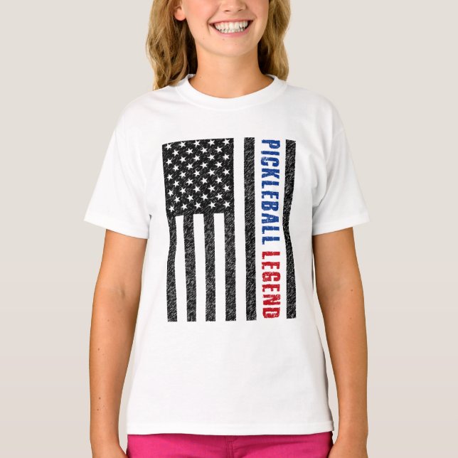 Camiseta Pickleball Legend EUA (Frente)