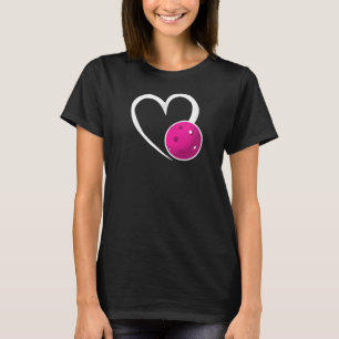 Camiseta Pickleball Love White Hearple Pickleball