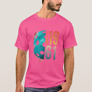 Camiseta Pickleball Mãe Pai Vovô Vovó 63º Aniversário 1
