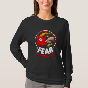 Camiseta Pickleball Medo Meu Jogador De Esportes