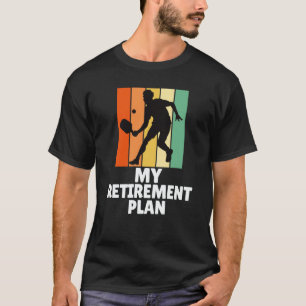 Camiseta PickleBall Meu Plano de Aposentadoria Lenda Dink L