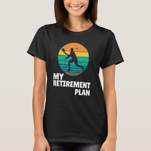 Camiseta Pickleball My Retirement Plan Dink Legend Paddle (Frente)