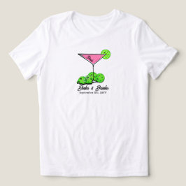 Camiseta Pickleball Noiva Chuveiro Dinks & Drinks Personali