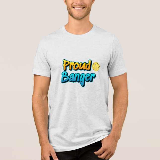 Camiseta Pickleball Orgulhoso de Banger (Frente)