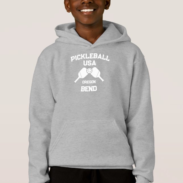 Camiseta Pickleball Paddle & Ball Bend Oregon EUA Personali (Frente)