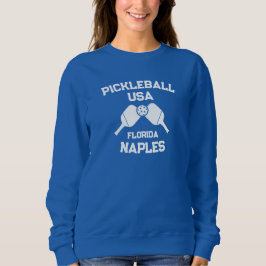Camiseta Pickleball Paddle Ball Nápoles Flórida EUA Persona