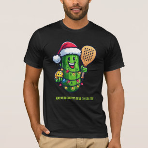 Camiseta Pickleball Papais noeis de picape de Natal