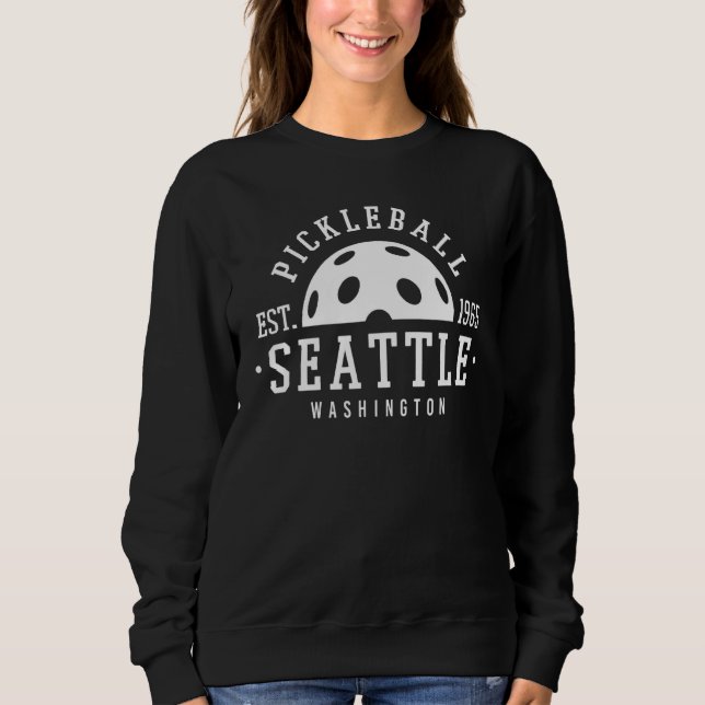 Camiseta Pickleball Para Jogadores De Pickleball Em Seattle (Frente)
