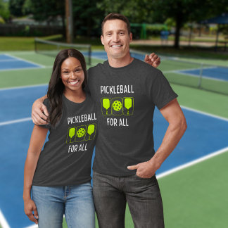 Camiseta Pickleball para todos os Paddels e Ball