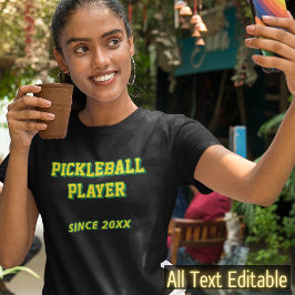 Camiseta Pickleball Personalizado ou Adicionar seu próprio 