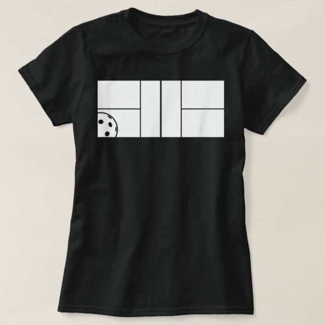 Camiseta Pickleball Player Court For Men Women Funny Gift 1 (Frente do Design)