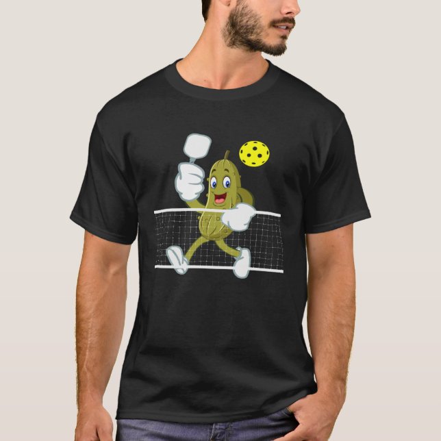 Camiseta PICKLEBALL Playing Pickleball BIG DILL Team Pickle (Frente)