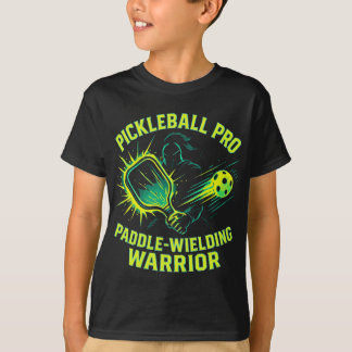 Camiseta Pickleball Pro: Paddle Wielding Warrior