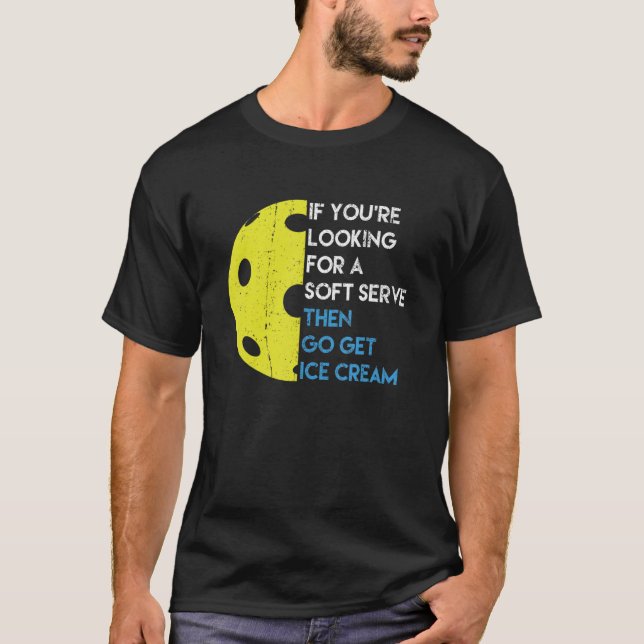 Camiseta Pickleball Pun Epic Soft Serve Pickle Ball (Frente)