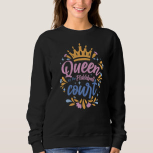 Camiseta Pickleball Rainha Do Pickleball Court Pickleball B