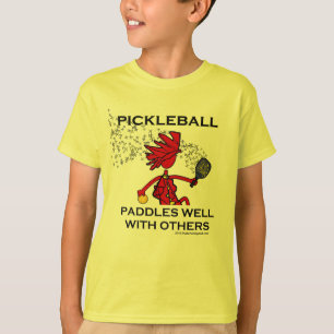 Camiseta Pickleball rema bem com outro