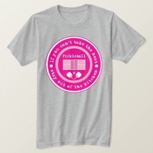 Camiseta Pickleball: se você não pode pegar o calor... rosa