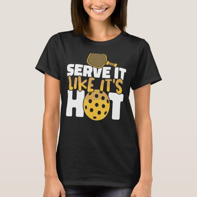 Camiseta Pickleball Serve-o como se fosse picleba de selas  (Frente)