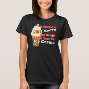 Camiseta Pickleball Soft Serve, vá para o Sorvete em vez di
