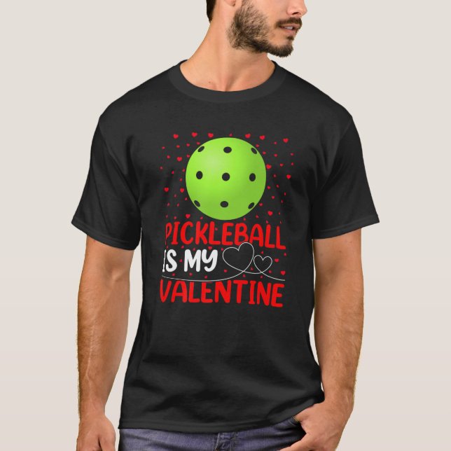 Camiseta Pickleball Sports Lover Engraçado Pickleball É Min (Frente)