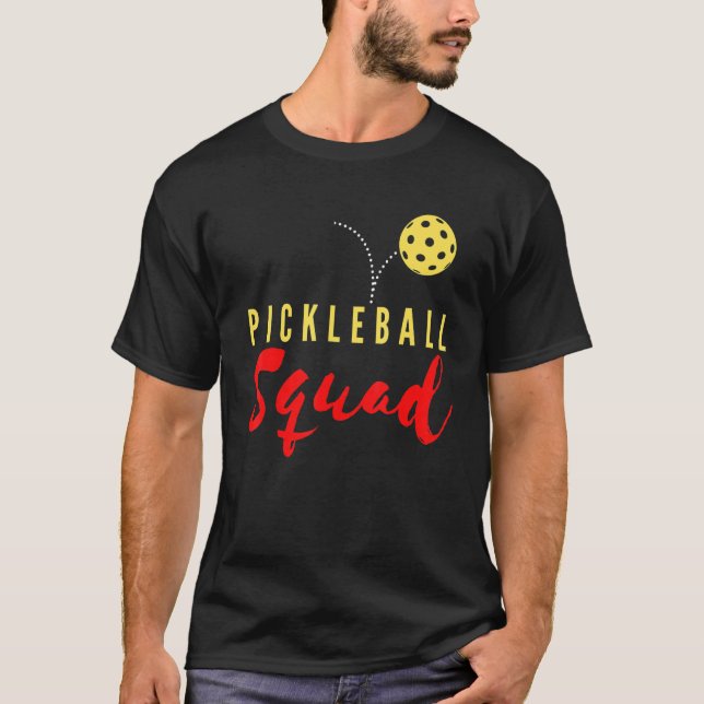 Camiseta Pickleball Squad Paddleball Crew Lover Team Softba (Frente)
