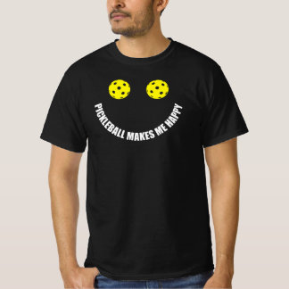 Camiseta Pickleball T-shirt: PICKLEBALL FAZ-ME FELIZ