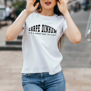 Camiseta Pickleball Trocadilho Carpe Dinkum Engraçado Moder