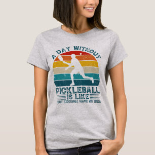 Camiseta Pickleball Vintage Angustiado - Pickleball Retro
