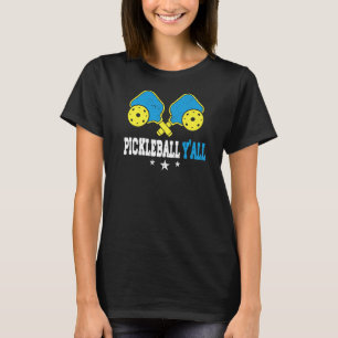 Camiseta PICKLEBALL Y'ALL Paddle Ball Pickle Memória